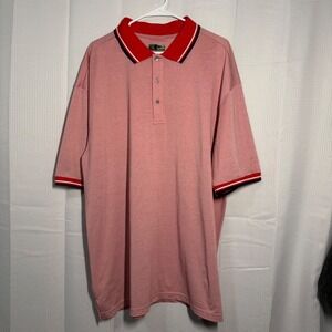 PGA Tour MotionFlux 360 Golf Polo Men's 2XLT Red Performance